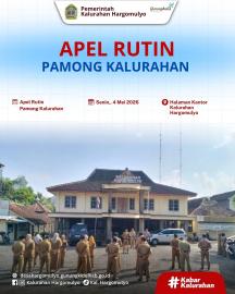 APEL RUTIN PAMONG KALURAHAN HARGOMULYO